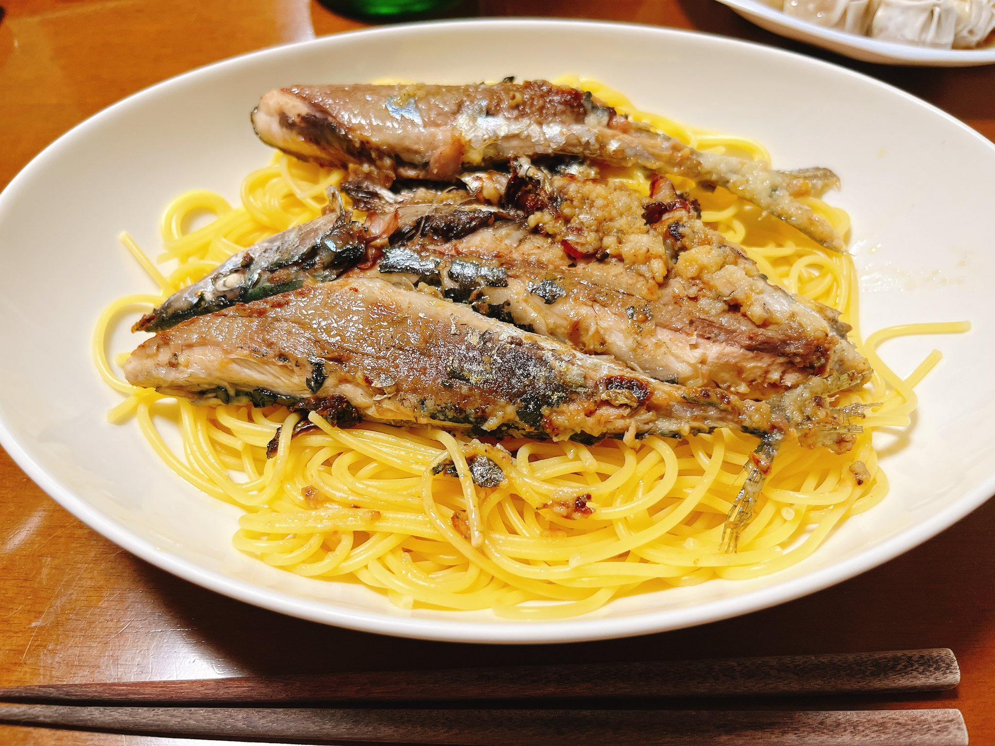 【ペペロンチーノ】 ariko shima miyajima | 久しぶりに作ったレタスの