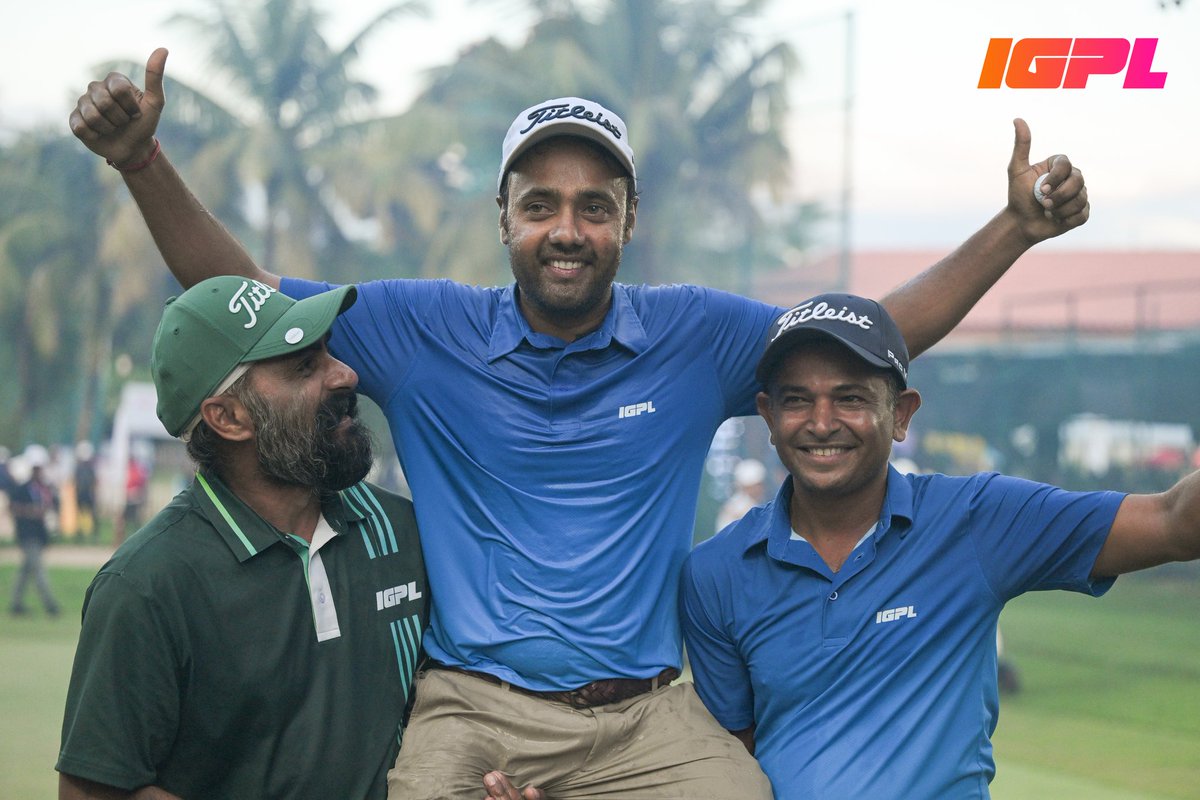 Officialigpl's tweet image. What. A. Finish. 🔥

After two nail-biting playoffs, 𝐊𝐚𝐩𝐢𝐥 𝐊𝐮𝐦𝐚𝐫 conquers Pune to be crowned the Champion of the IGPL Invitational! 🏆

#IGPL #GolfOn #GolfForAll