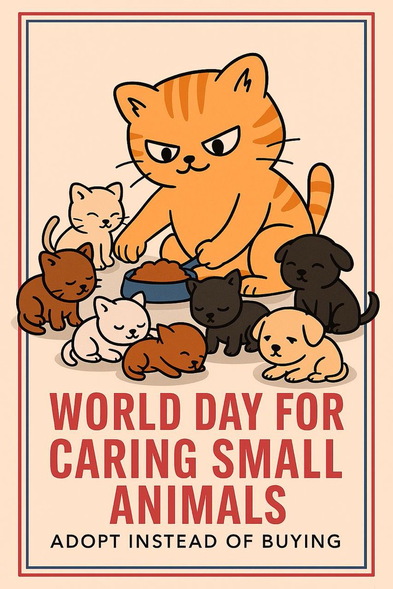 Coincat_Global's tweet photo. 😼 Today is World Animal Day 🐾
Some humans still “buy pets”… but real OGs adopt & care 💖

Just like CoinCat:
👉 Don’t just chase tokens, build real consensus & care.
👉 Adopt knowledge, share it, and grow together 🚀

#CoinCat #EduFi #CCAT #WorldAnimalDay #MeowPower
#AdoptDontShop #AnimalRescue #PetAdoption #WorldWildlifeFund #PETA #ASPCA #RSPCA #HumaneSociety