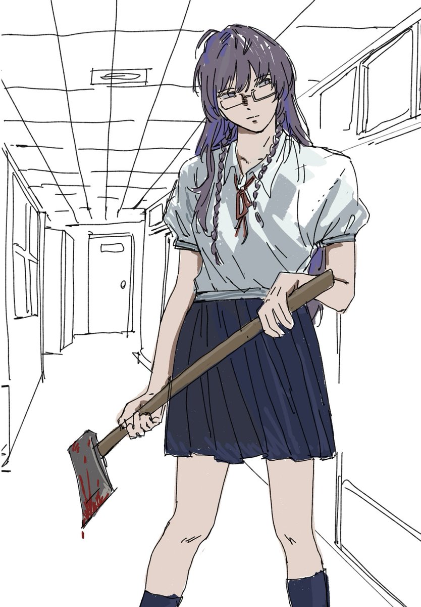 oreodue502's tweet photo. 茅先輩 そんなもん持ってどこへ行く……？ https://t.co/t4cPwNZ4w9