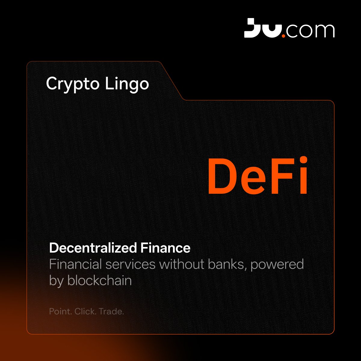 Jucom_Official's tweet image. 🗳️DeFi— rewriting how crypto talks.

A language of finance built on code, trust, and freedom.
DeFi redefines how you trade and earn — no banks, no barriers. 

🔐Trade sharper. Earn louder, only on Ju.com. 

#Jucom #CryptoLingo #ImPossible