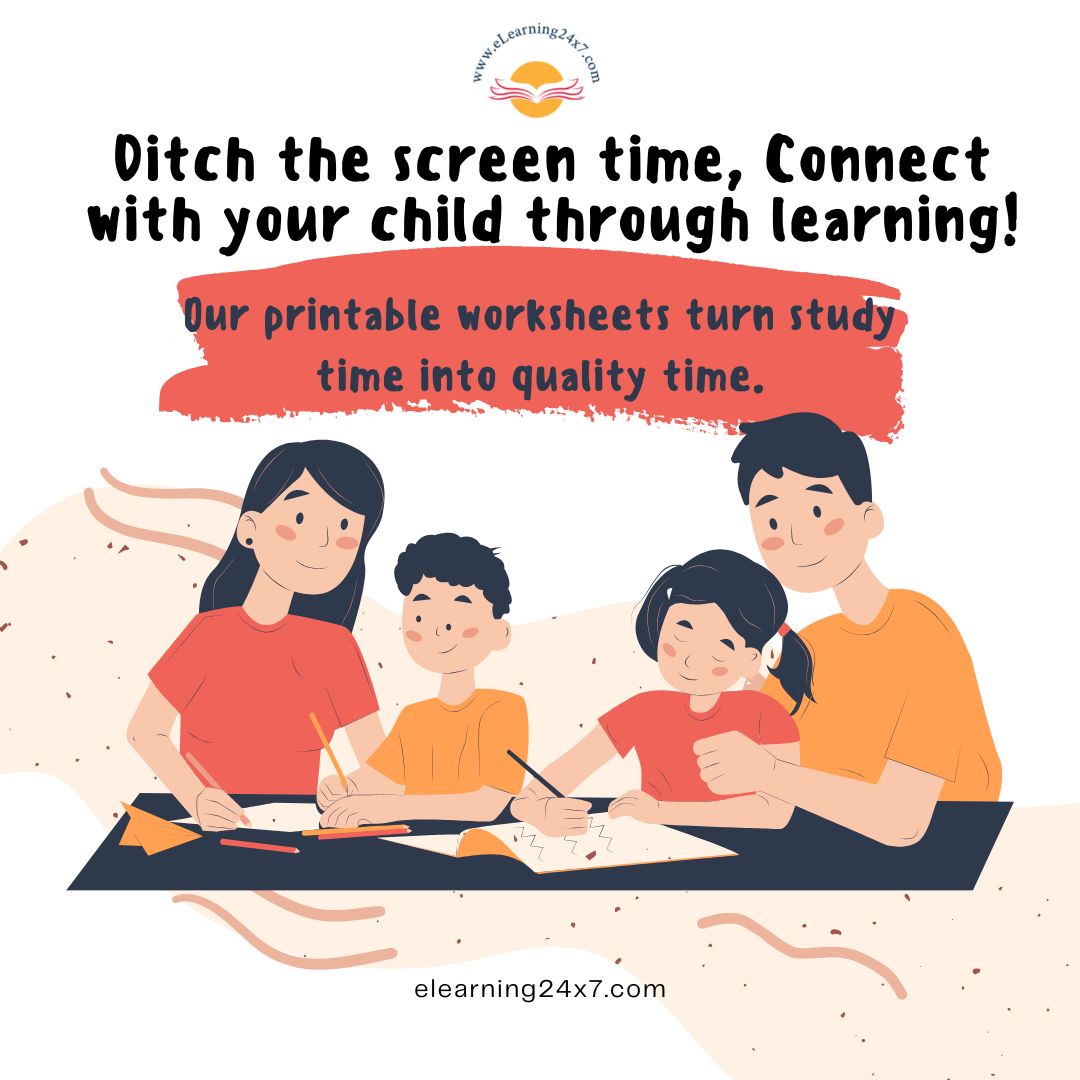elearning24x7's tweet image. Let's replace screen time with quality learning time.
Our printable worksheets are designed to make education fun and interactive
Visit → elearning24x7.com
#screenfreelearning #printableworksheets #handsonlearning #studymadeeasy #worksheetforkids