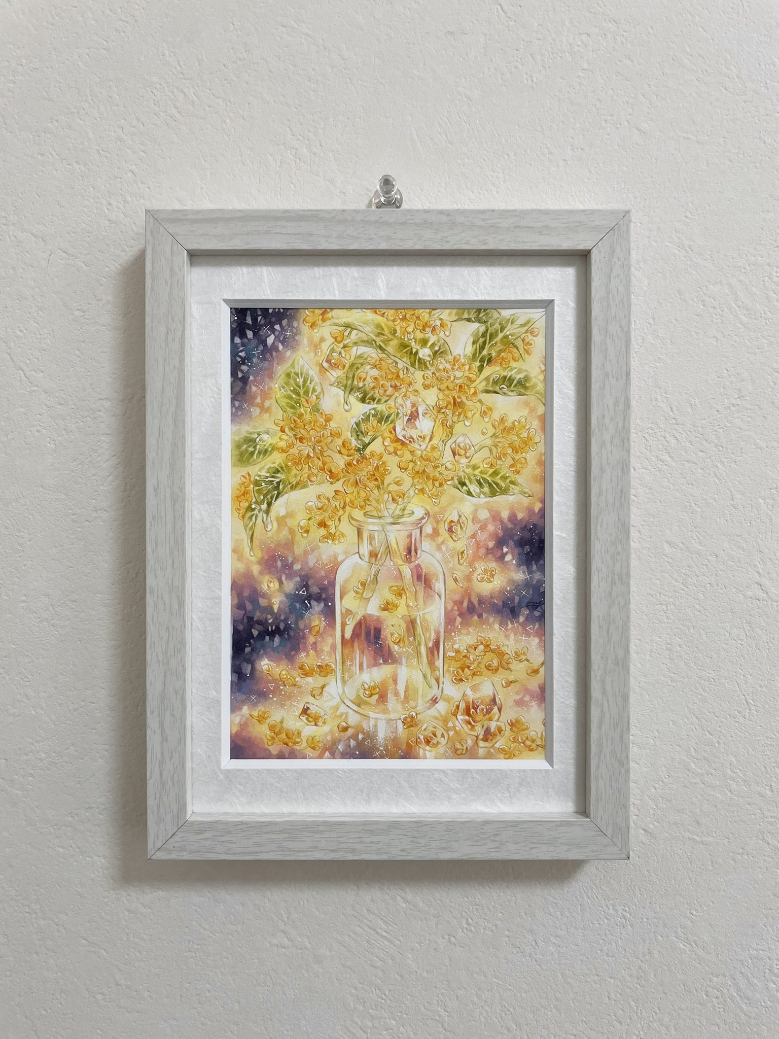 mitukiさま専用（原画）黄金色の並木道 #3【A5／水彩画／#2606】 mitukiさま専用（原画）黄金色の並木道 #3【A5／水彩画／#2606】