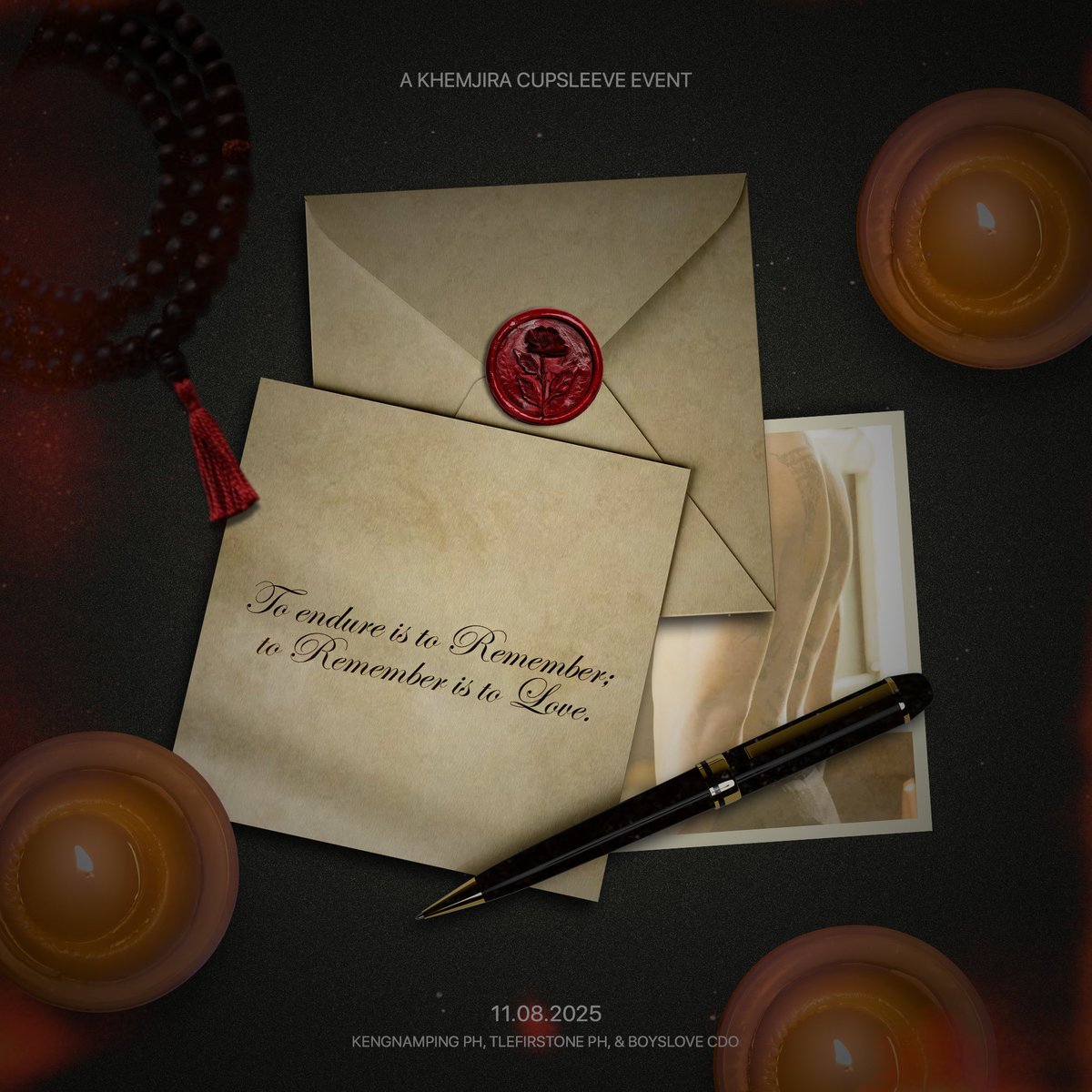 kengnampingphil's tweet photo. A letter written not by chance, but by fate.
Every glance, every word,
A memory that refuses to fade.

Stay close, and soon let’s relive and celebrate Khemjira surviving.

In partnership with @Tlefirstoneph @boyslovecdo

Art by @DESIGNEDKYY 

#เขมจิราต้องรอดseries
#KhemjiraTheSeries