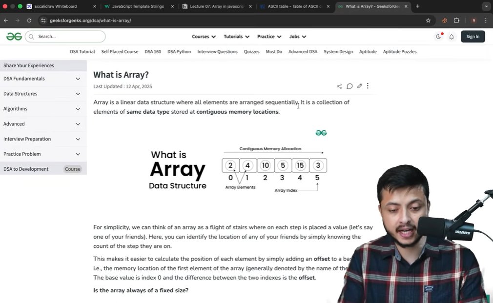 pa_abhaysinh's tweet image. ๐ Day 22 of my #WebDevJourney
Learned Arrays in JavaScript ๐ป
๐ฆ Store multiple values
๐ข Access by index (0-based)
โ๏ธ push(), pop(), shift(), unshift()
โ๏ธ slice(), splice() for edits
#JavaScript #Coding #100DaysOfCode #WebDev #Consistency