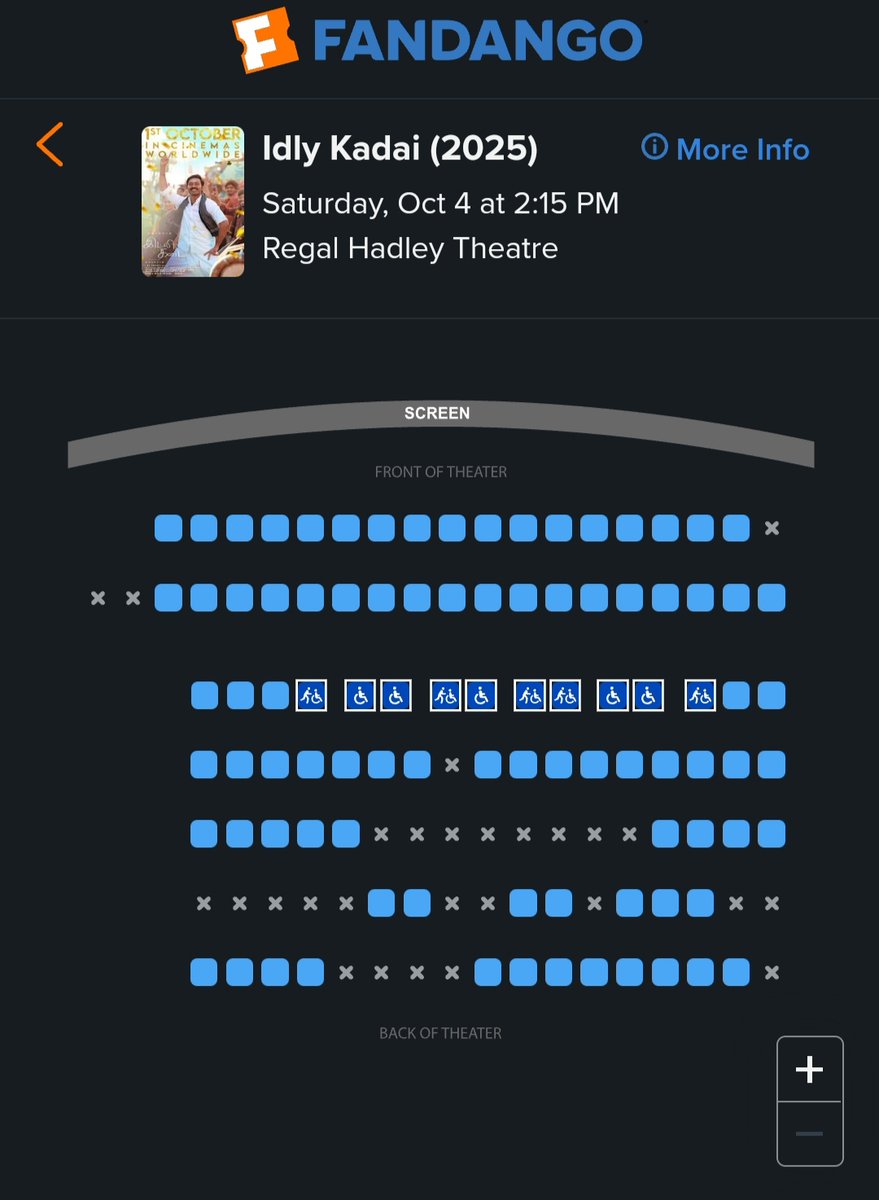 Rampage bookings are on going in USA for #IdliKadai 🔥🔥

Unfortunately it's not having the deserved shows count <a href="/PrimeMediaUS/">PrimeMedia</a>. 

<a href="/dhanushkraja/">Dhanush</a> (1/2)