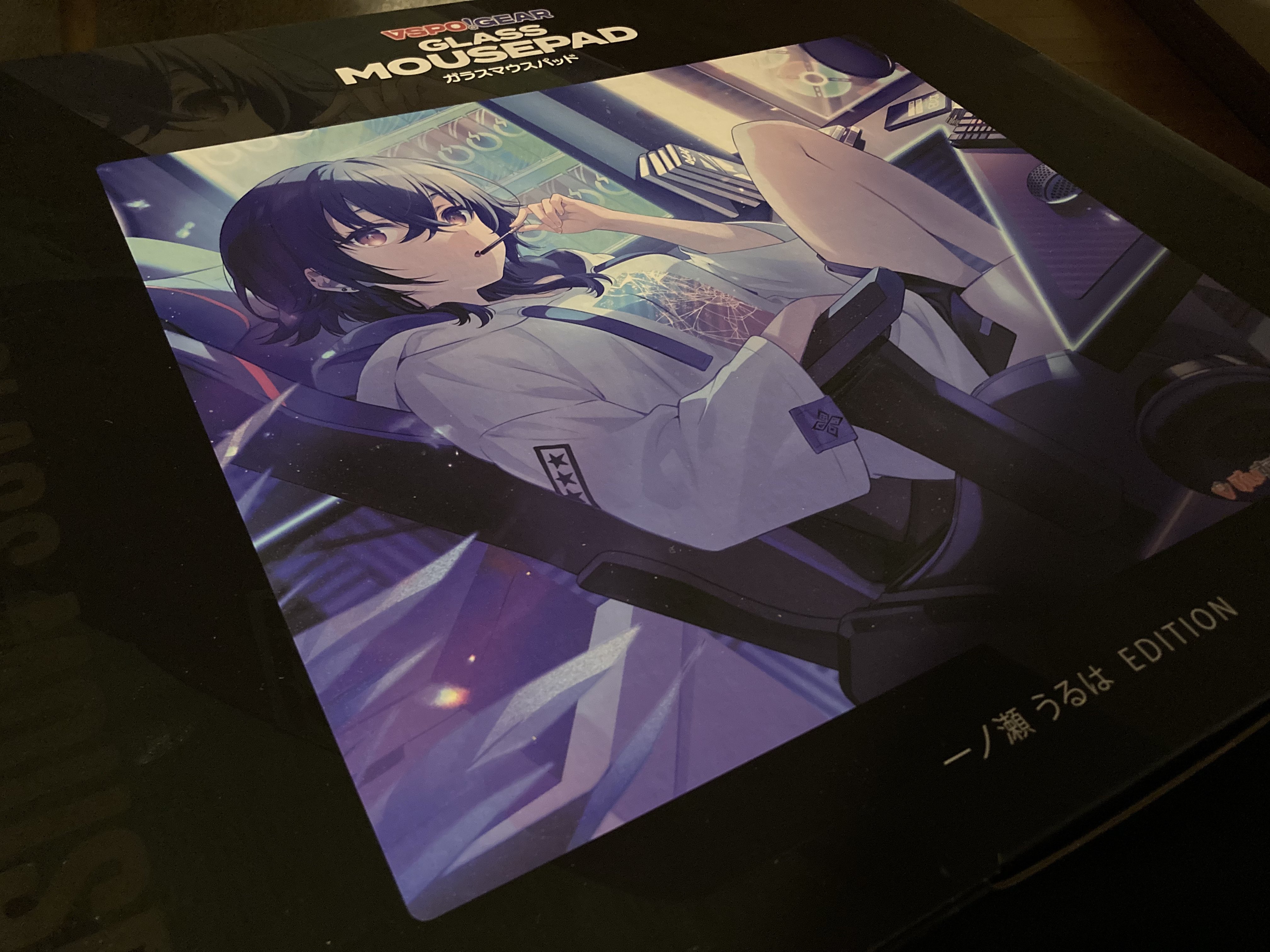 ガラス製マウスパッド 一ノ瀬うるは EDITION ぶいすぽっ！ ガラスマウスパッド 一ノ瀬うるは VSPO! GEAR