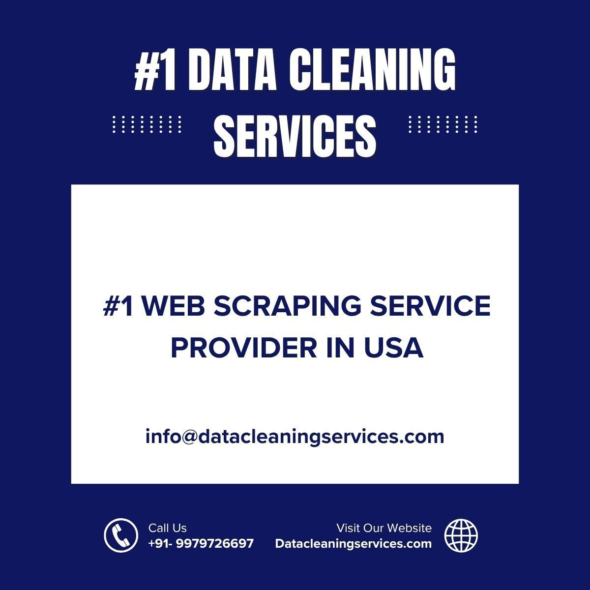 datacleaning's tweet photo. Clean, reliable, and ready-to-use data—delivered to your inbox. Our team handles the entire web scraping process from extraction to formatting.
📧 info@datacleaningservices.com | 🌐 https://t.co/ys2r9roff8
#DataSolutions #CleanDataMatters https://t.co/aftmrmVq6e