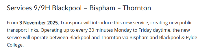 bplTTpast's tweet photo. Apparently we are getting a new service 9, 9H from @Transpora_Bus 
another service number formally dominated by Blackpool Transport, now used by Transpora
https://t.co/cDSaGkd7rF https://t.co/tYvggqSmF0