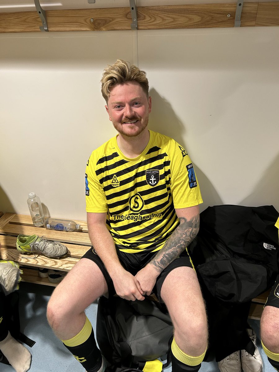 PortSetonFC's tweet image. Great win this morning in windy conditions. 2-1 final score!! Goals from:

⚽️ @JakeGrant1995 
⚽️ @AdamForsyth4 

Some really good football played and a lot of great individual performances but it’s @CraggaMcLeod with the MOTM! Mon the Seton 💛🖤