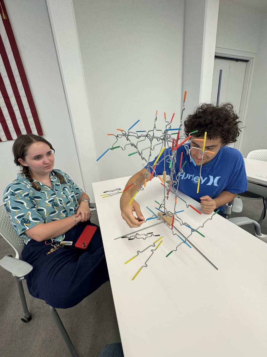 uclakeland's tweet image. We have a fun event every Thursday night, and this week we played Suspend. It’s a game requiring the brain of an engineer and the hands of a surgeon.
