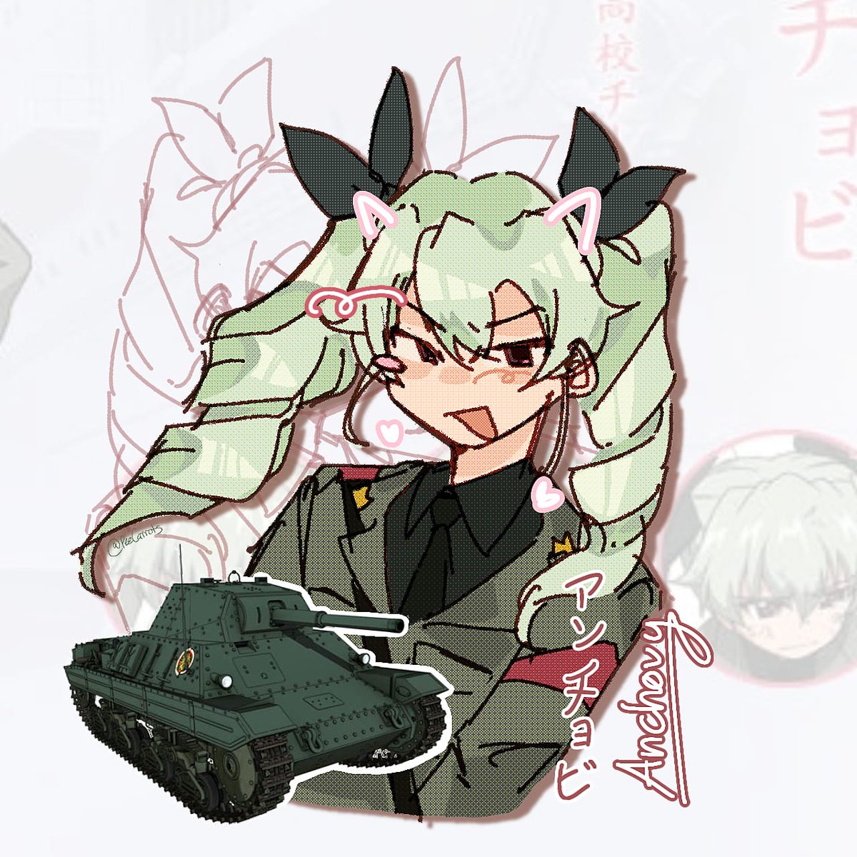 thouknots's tweet photo. My bday gift from and drawn by @Pisspotboomboom i never got to share this but oh my god it makes me so happy THEY LOOK SO CUTE
#fabiniku #GuP #girlsundpanzer #anchovygup BAHHHHH anchovy and tachibana my lovelies https://t.co/eO12a8xDbo