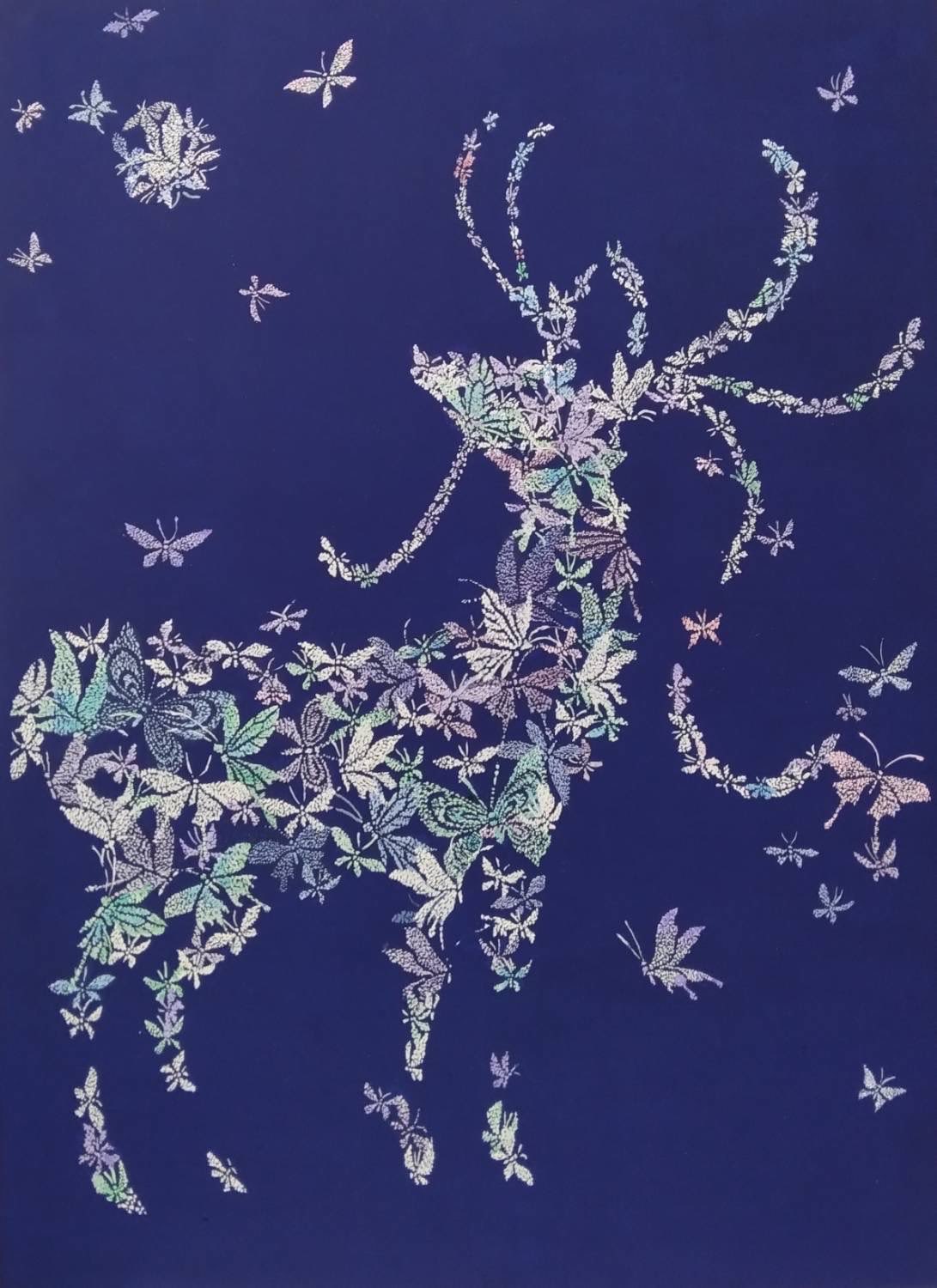 アクリル絵画F4 F4号サイズ アクリル画「生活と日々の音色」 | have a nice day!