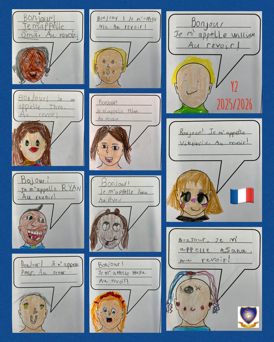 MmeBirtwistle's tweet photo. 🇫🇷Fabulous French Writing! ✨ Our Y2 children from @stphilipsrc @GA_Bury and @OurBury been learning how to greet someone and introduce themselves in French. They’ve worked so hard to write in French and are showing such confidence in their speaking skills.
👏 Bravo les enfants ! https://t.co/KecDCMvE3R