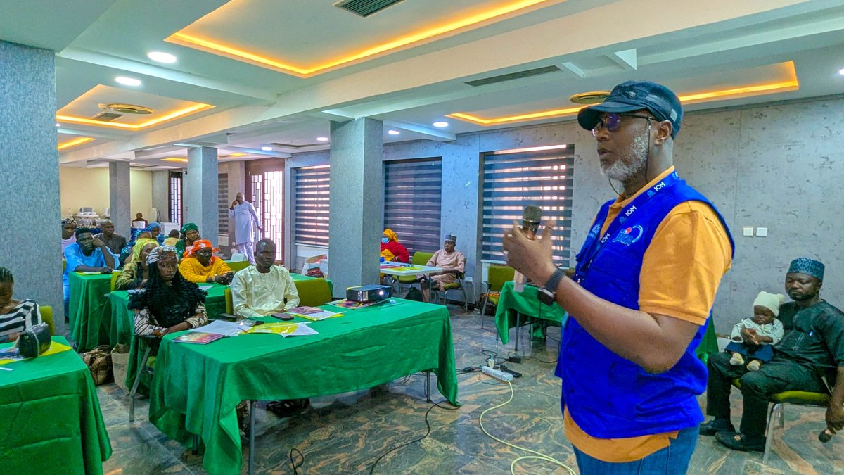 IOM_Nigeria's tweet image. Strengthening Healthcare in #Adamawa!

@IOM_Nigeria, in partnership with @ADSPHCDA &amp;amp; with support from @JICAJapan, trained 2⃣1⃣9⃣ Primary Health Care workers across 9⃣ LGAs in the state.