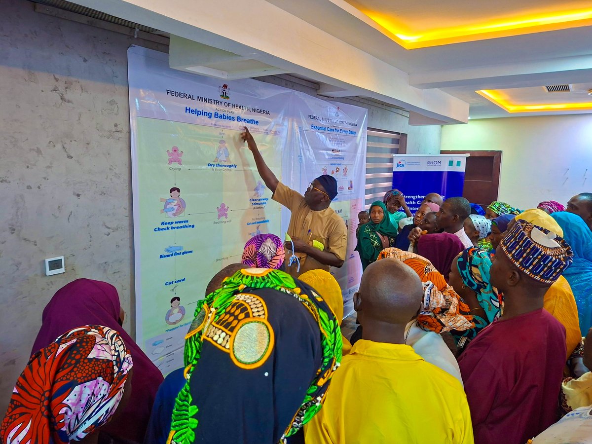 IOM_Nigeria's tweet image. Strengthening Healthcare in #Adamawa!

@IOM_Nigeria, in partnership with @ADSPHCDA &amp;amp; with support from @JICAJapan, trained 2⃣1⃣9⃣ Primary Health Care workers across 9⃣ LGAs in the state.