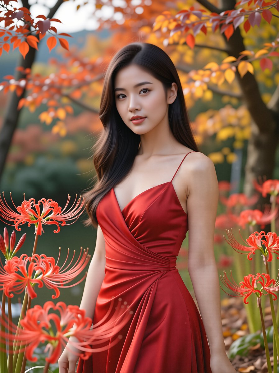 mix_buchi_'s tweet image. 秋、曼殊沙華、美女

QwenImage -&amp;gt; HunyuanImageRefiner 4kImage

#Qwen #QwenImage
#HunyuanImage
#AIart
#ComfyUI