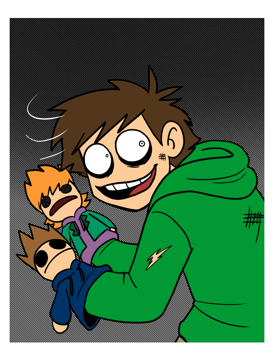 Simu_Y4's tweet image. Feral Edd💚 #eddsworld #edd