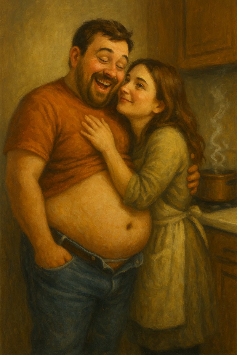 KaidanTales's tweet image. I love you.
I love your cooking, too.
So full of love—
and calories.

Now my belly’s round,
and my pants…
elastic, no more.

#vss365 #elastic #Tuzuri #humor