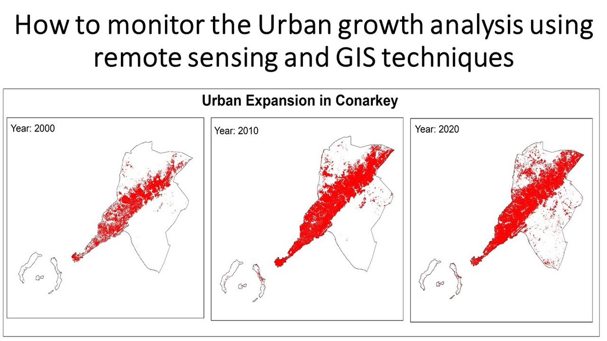 A tutorial about how to monitor the Urban growth analysis using remote sensing and GIS techniques? 
Tutorial Link: youtube.com/live/zfPa93nvX…
Registration: studyhacksgeospatial.com/google-earth-e…

#UrbanGrowth #RemoteSensing #GIS #UrbanPlanning #SpatialAnalysis #GeospatialTechnology #SmartCities