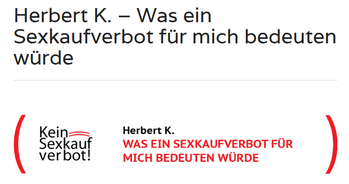 Kunde Herbert K.: Was ein Sexkaufverbot für mich persönlich bedeuten würde - kein-sexkaufverbot.de/2025/08/02/her…