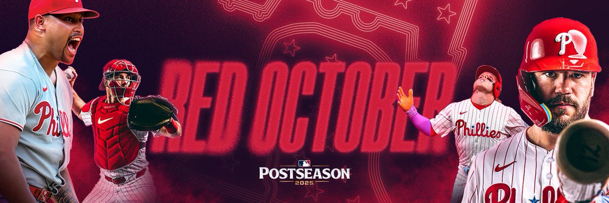 It’s game day Go Phils! #RedOctober