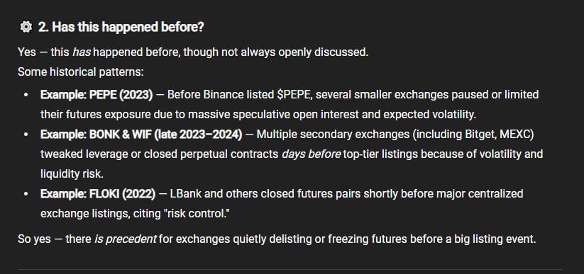 cryptom1ke's tweet image. Asked ChatGPT about @MEXC_Official delisting futures about $troll.
Troll or be trolled.