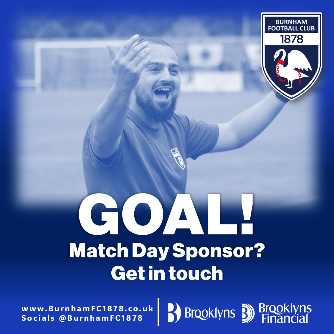 BurnhamFC1878's tweet photo. GOAL: BURNHAM 1-0 Edgware &amp; Kingsbury - Rafael Bertoli (1') https://t.co/T7V8Bbm59W