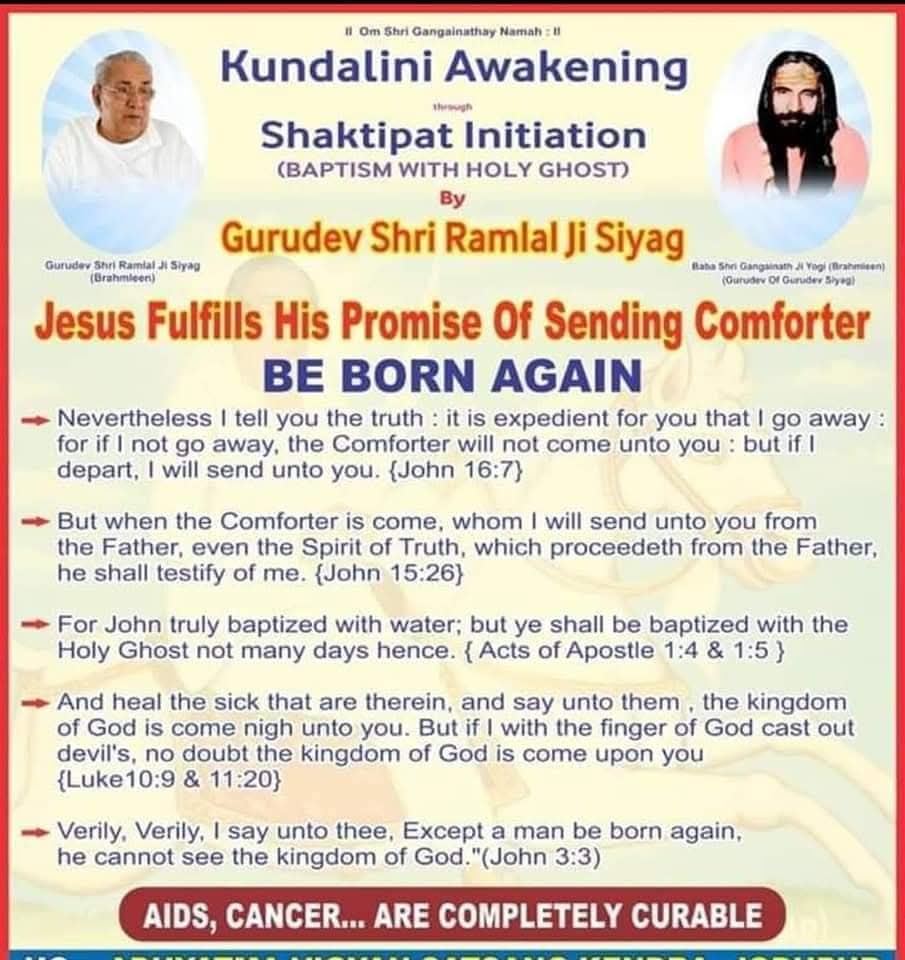 lalit65779's tweet photo. #Thecomforter
God has arrived to fullfill his promise https://t.co/L0lZuMOlHr