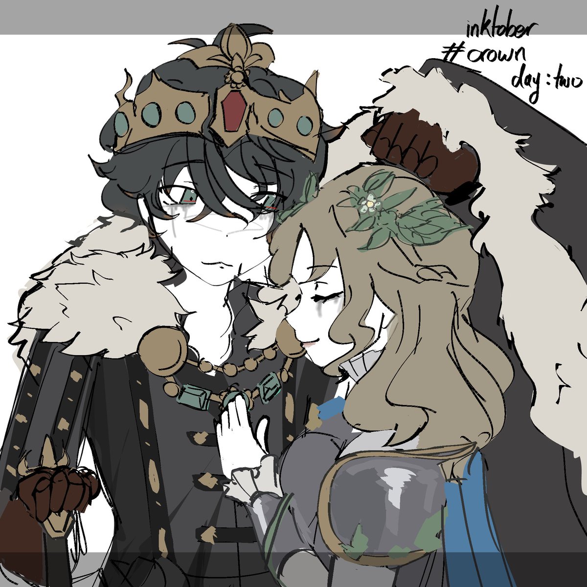 late rkgk #Inktober2025 #emilmesmer #adamil #idv