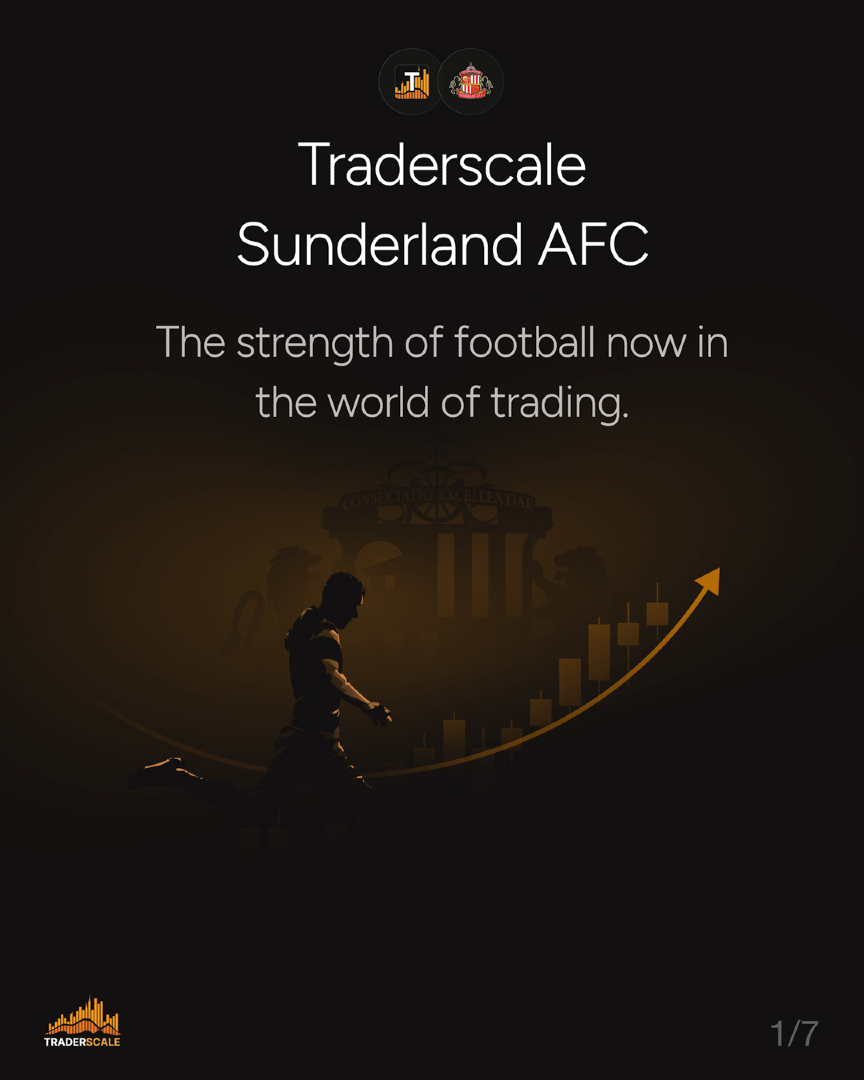 traderscale's tweet photo. The strength of football now meets the precision of trading. ⚽📈

Our partnership with Sunderland AFC represents discipline, teamwork, and the relentless pursuit of excellence
Two worlds. One mindset. 💪

#TraderScale #SunderlandAFC #TradingPartnership https://t.co/dF0GJrExti