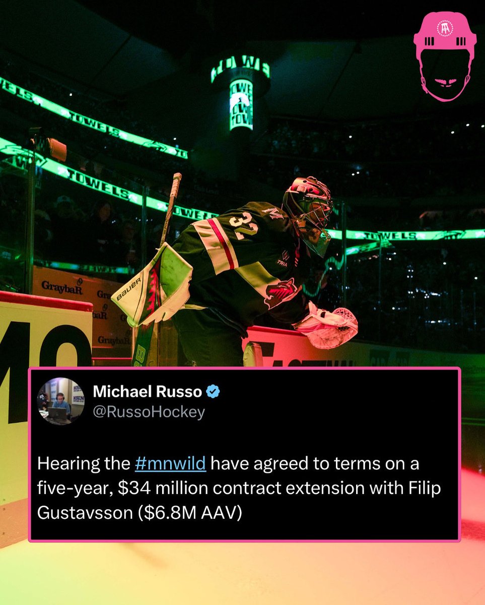 spittinchiclets's tweet photo. 5 more years of Filip Gustavsson ✍️ https://t.co/VinF7F7rSA