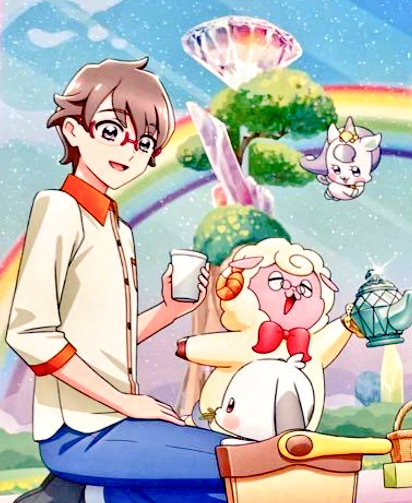AIrzahn's tweet image. Wonderful Precure 🐾 
It was fun enjoying a picnic together in another dimension, this was a good thing to maintain friendship ... Thanks to Nico being there, they could interact with everyone ~ ✨