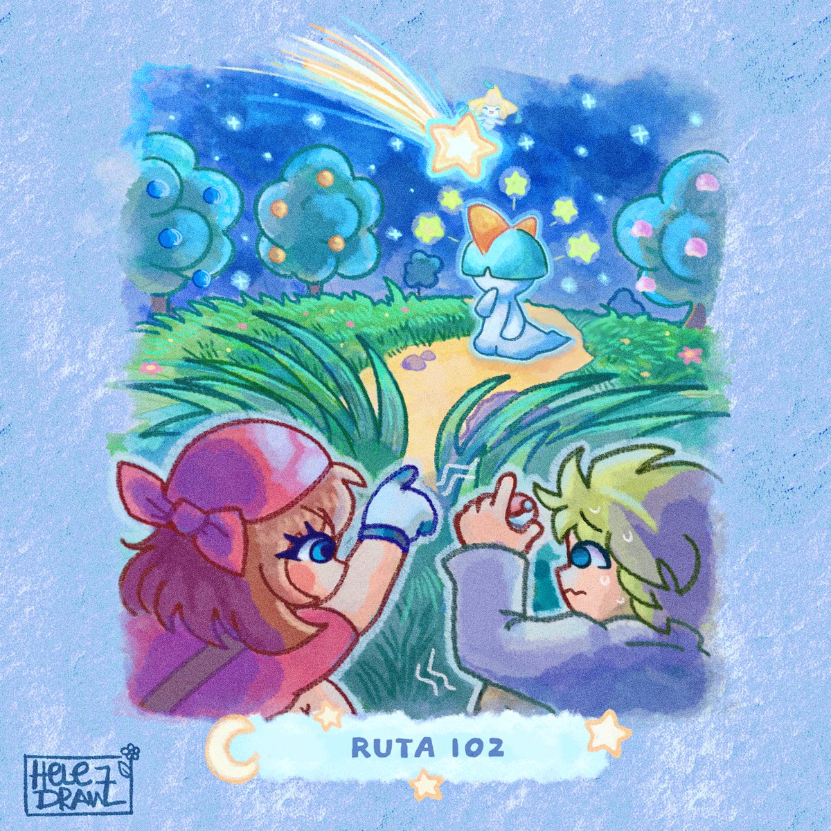 heledrawz's tweet photo. INKTOBER DAY 4
"A shiny ralts!"
#Inktober2025 https://t.co/sDip2PW4DE