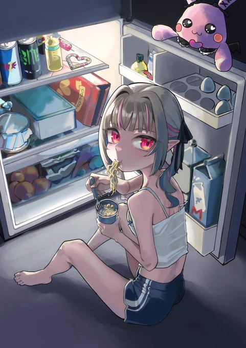 #りりむとおえかき 真夜中mgmg...
