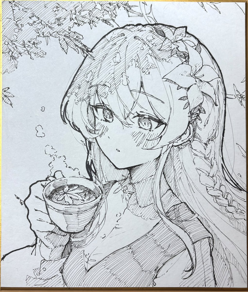 明日の色紙とりあえず4枚できました!
これにサインいれてもっていきます! 