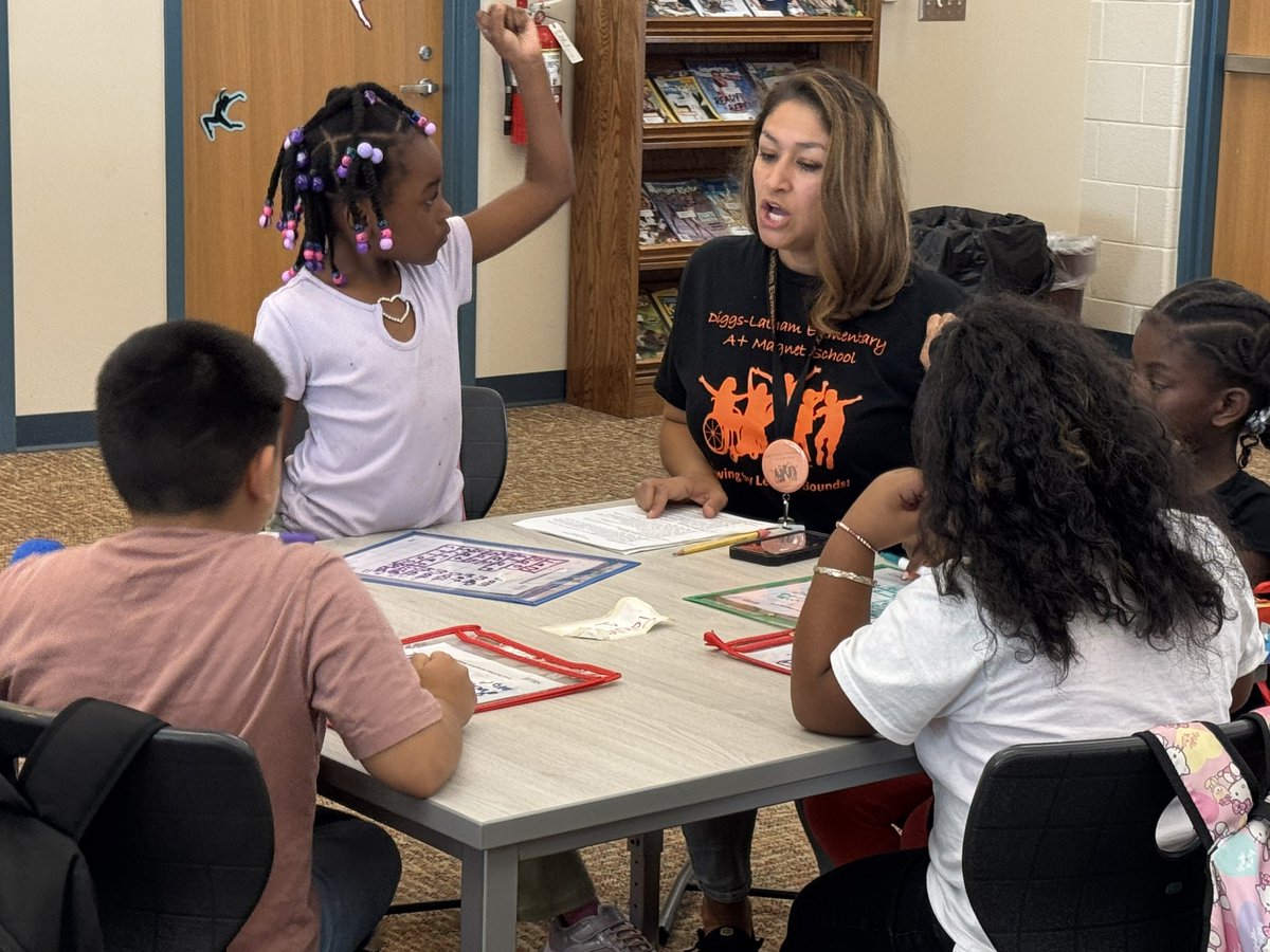 Shout out to Principal Intern, Mrs. Barsuto, and volunteers for a successful first meeting of the new after school intervention program. #growingbyleapsandbounds