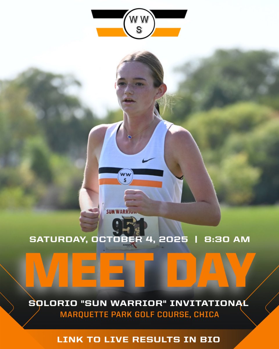 tigerxctf's tweet image. MEET DAY👀
⏱️ 8:30 AM
📍 Marquette Park Golf Course, Chicago
🏃♀️ Solorio “Sun Warrior” Invitational
📊 live.lttiming.com/meets/57686 @WWSathletics 
#tigernation