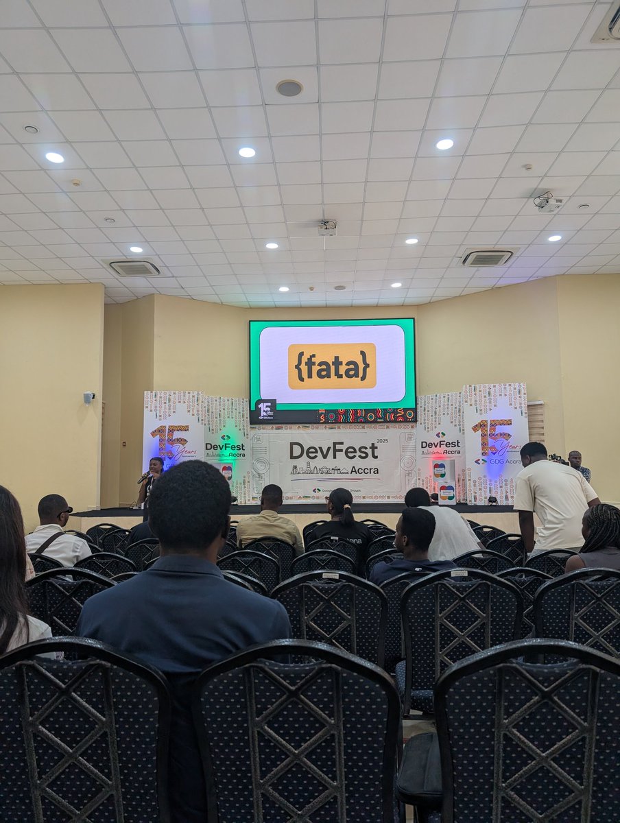 codemintah's tweet image. I’m at GDG DevFest Accra 2025 at Legon, University of Ghana — diving into sessions on AI, Cloud, Web & Mobile.
Let’s connect if you’re here — I’d love to exchange ideas.
#DevFestAccra #GDGAccra #TechCommunity #AI #Cloud