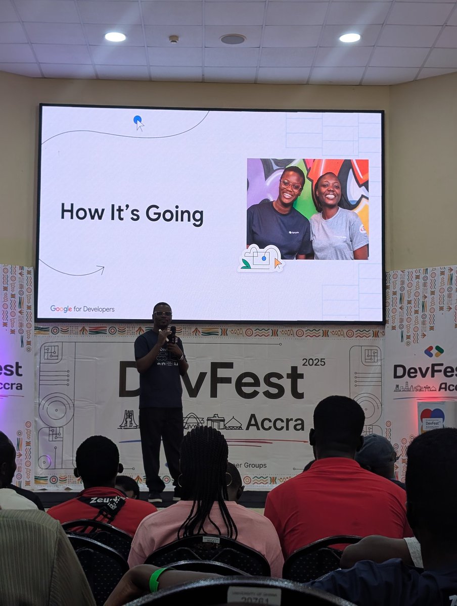 codemintah's tweet image. I’m at GDG DevFest Accra 2025 at Legon, University of Ghana — diving into sessions on AI, Cloud, Web & Mobile.
Let’s connect if you’re here — I’d love to exchange ideas.
#DevFestAccra #GDGAccra #TechCommunity #AI #Cloud
