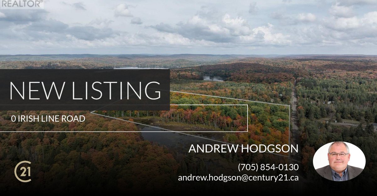 📍 New Listing 📍 Take a look at this fantastic new property that just hit the market located at 0 Irish Line Road in Dysart Et Al (guilford). Reach out here or at (705) 854-0130 for more information homeforsale.at/0_IRISH_LINE_R…