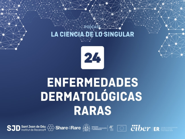 🎧El podcast #LaCienciadeloSingular <a href="/CIBER_ISCIII/">CIBER ISCIII</a> <a href="/Share4Rare_es/">Share4Rare_es</a> dedicó un episodio a las #EnfermedadesRaras dermatológicas en el que se da voz a varios representantes de #AsociacionesDePacientes.

🎙️ Ángels Puigvert <a href="/amcmesp/">M-CM España</a>
🎙️ Jéssica Ortiz <a href="/pieldemariposa/">Piel de Mariposa</a>
🎙️ Eulália Baselga
