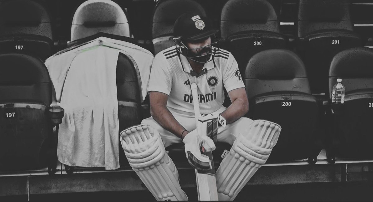 RSaran4455's tweet photo. He is not just a player,he is a revolution for Indian cricket. 

THE END OF AN ERA 🖤

#RohitSharma𓃵  
#RohitSharma #INDvsAUS https://t.co/AubrLohODW