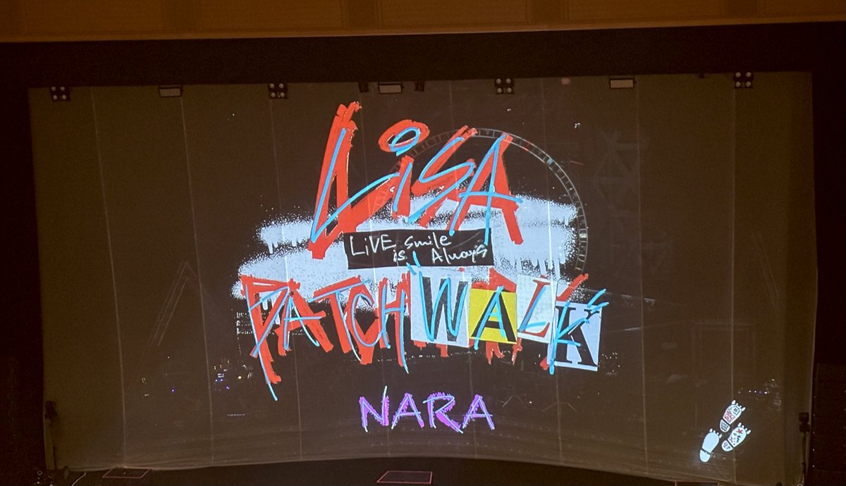 「LiVE is Smile Always～PATCH WALK～」@奈良100年会館🦌
ありがとうございましたっ☻♡

いやぁ……まじですごかった。
3階やけど、
りっちゃんと…目と目が合った…気がした…
最高の瞬間🫧🚶‍♀️🪡🧵✯✯

<a href="/LiSA_OLiVE/">LiSA</a> 
#LiSAパッチウォークツアー
#LiSA_PWTOUR  #LiSA2025PW