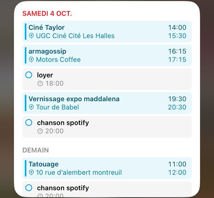 un week-end vraiment