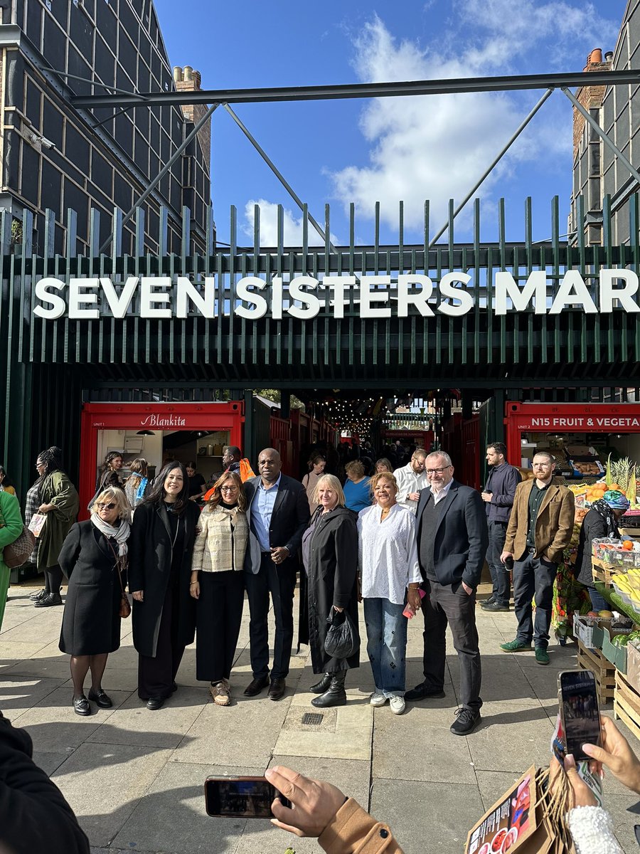 Great to be at the opening of Seven Sisters market today! Thanks to the traders’ perseverance and campaigning, <a href="/MayorofLondon/">Mayor of London, Sadiq Khan</a> <a href="/haringeycouncil/">Haringey Council</a> and <a href="/placesforlondon/">Places for London</a> it finally happened and looks fantastic! <a href="/perayahmet/">Peray Ahmet</a> <a href="/HaleTottenham/">Tottenham Hale ‘n heart: Ruth Gordon’s ward watch</a>