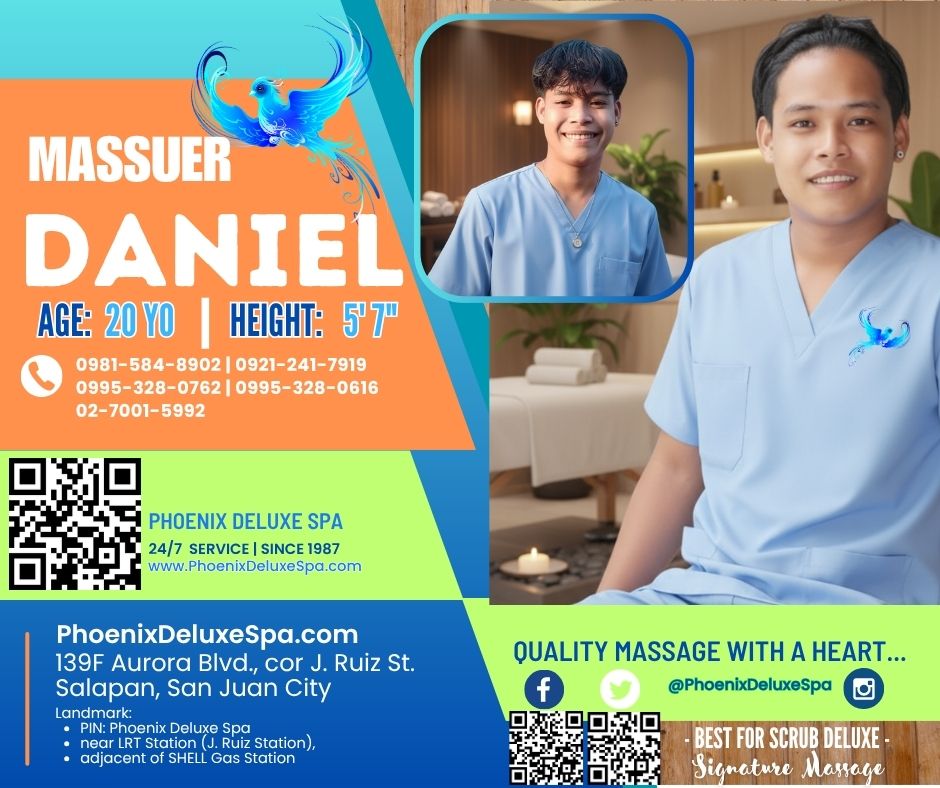 PhoenixDeluxe87's tweet photo. Grab a Signature Massage Now! Details: https://t.co/xeYDDcJfGr 
🧐Our Location is SO EASY to Find
🎯PIN: Phoenix Deluxe Wellness Spa 
🏍 Waze/Google | Joyride, Angkas, Move It Or Grab 

🚉Train? Get Off @ J. Ruiz LRT Station  
👣 Walk? We're directly adjacent to Shell Gas Station 
🅿️ Car? Free Parking @ J. Ruiz LRT Sta.; infront ALMIKE BAR 
⛳️139 F. Aurora Blvd., J. Ruiz St., Salapan, San Juan City  

💎Call/Text 09815848902 | 09212417919 | 02-7001-5992 
💎Call/Text 09953280762 | 09953280616 
💎 See U @ Ur DoorStep or Walk in our Spa 

💙 Quality Massage 24/7 at Your Service!  #PhoenixDeluxeSpa #PinoyMasahista #HandsomeMasseur #Massage #Masahista #Masahe #GuwapongPinoy #AsianMasseur #AsianMassage #PDS #LGBTQIA #PhoenixDeluxeSpa1987 #Massage247