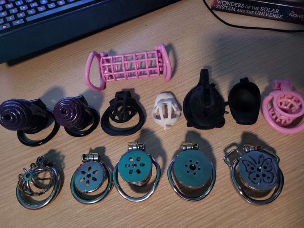 Linaajayy1's tweet photo. Yes loctober is here 

Choose your poison 

#Locktober #sissy #sissygasm #sissification #domination #slut #chastity #ChastityGayLocked #submissions #slave #sissyslut https://t.co/109sONarIU