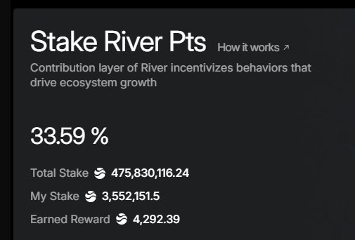 0xFoxxx's tweet photo. Staking = Power
Votes = Rewards
Let your $River work for you 💰

@River4fun @RiverdotInc https://t.co/DOK4PAqllh