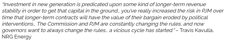 .<a href="/FERC/">@FERC</a> is the best (only?) entity to end the vicious cycle described below, and as the agency moves toward a full bench, it has a chance to provide vision and confidence to investors in power generation.